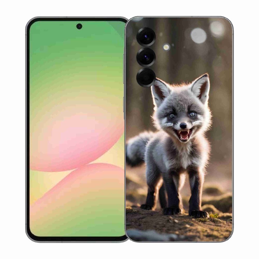 Gélový kryt mmCase na Samsung Galaxy A57 5G - rozzúrená líška