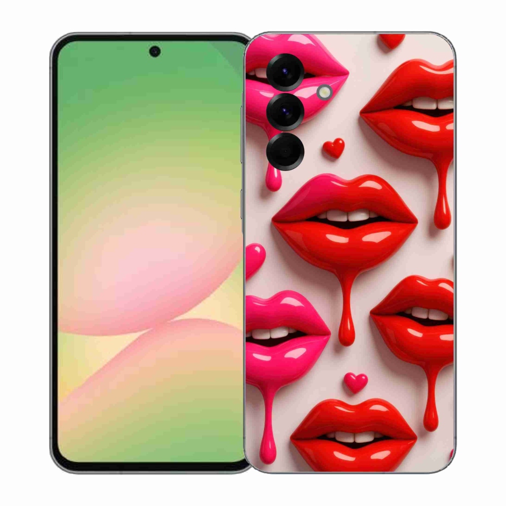 Gélový kryt mmCase na Samsung Galaxy A57 5G - pery 2