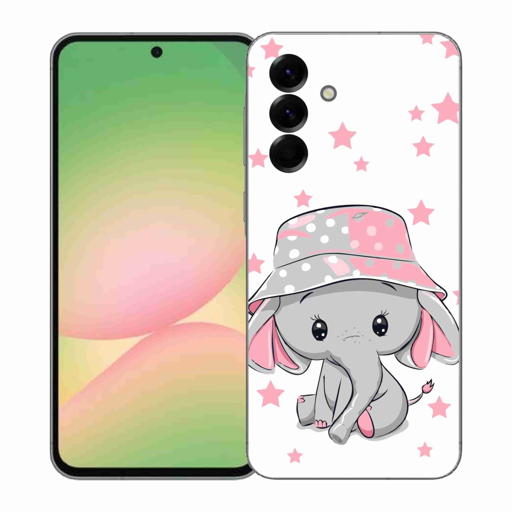 Gélový kryt mmCase na Samsung Galaxy A57 5G - ružový slon