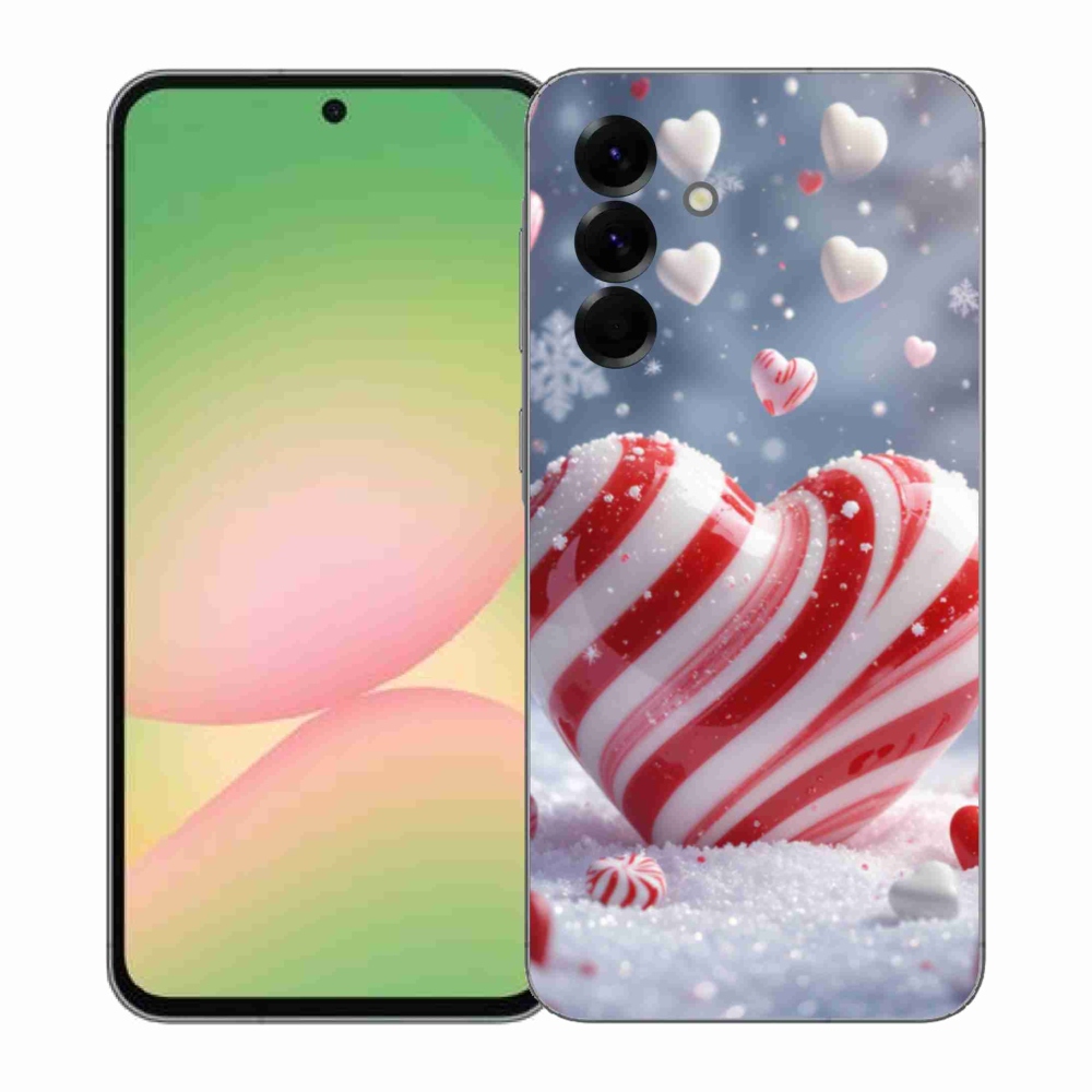 Gélový kryt mmCase na Samsung Galaxy A57 5G - sladké srdce