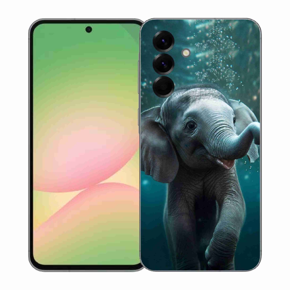 Gélový kryt mmCase na Samsung Galaxy A57 5G - sloník pod vodou