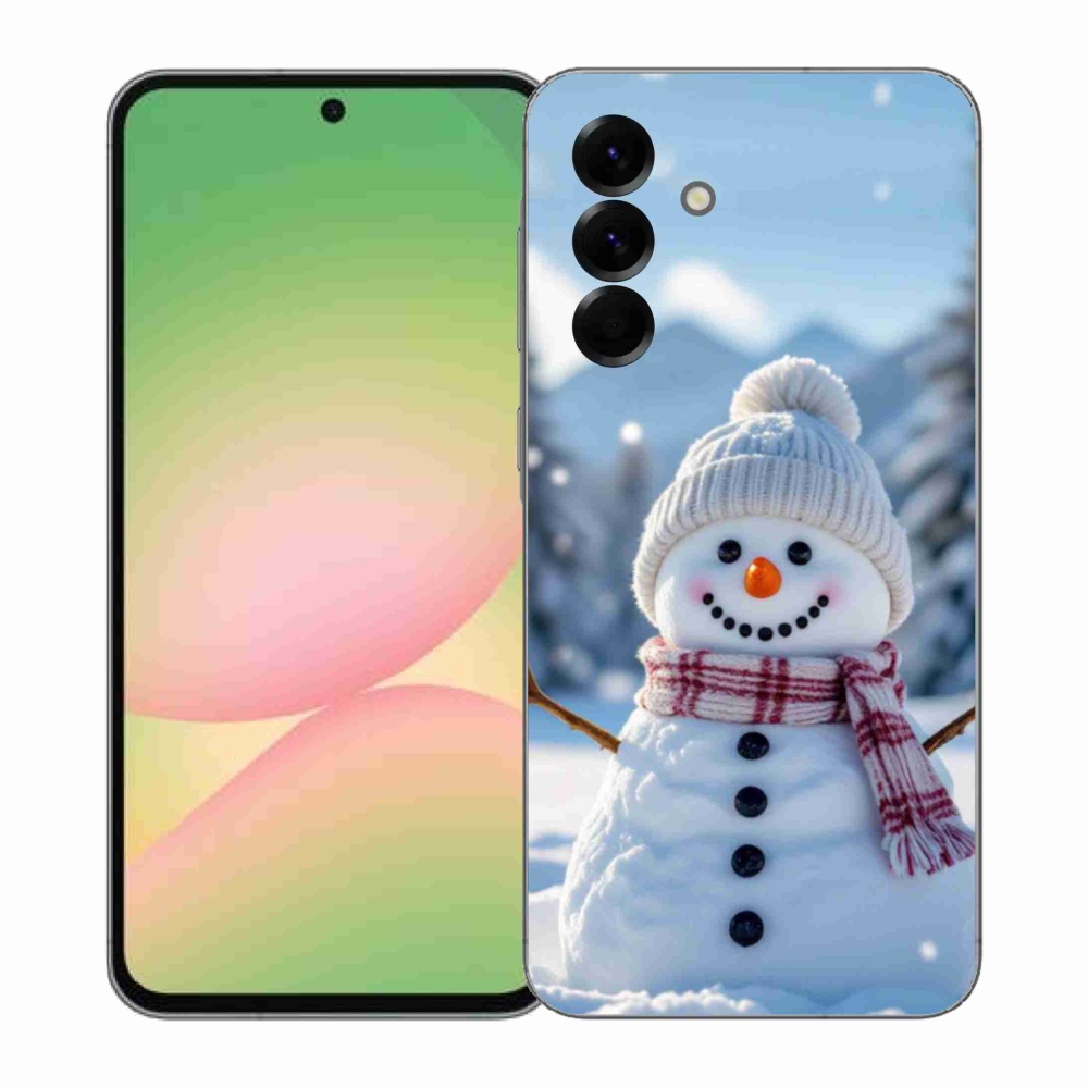 Gélový kryt mmCase na Samsung Galaxy A57 5G - snehuliak 3