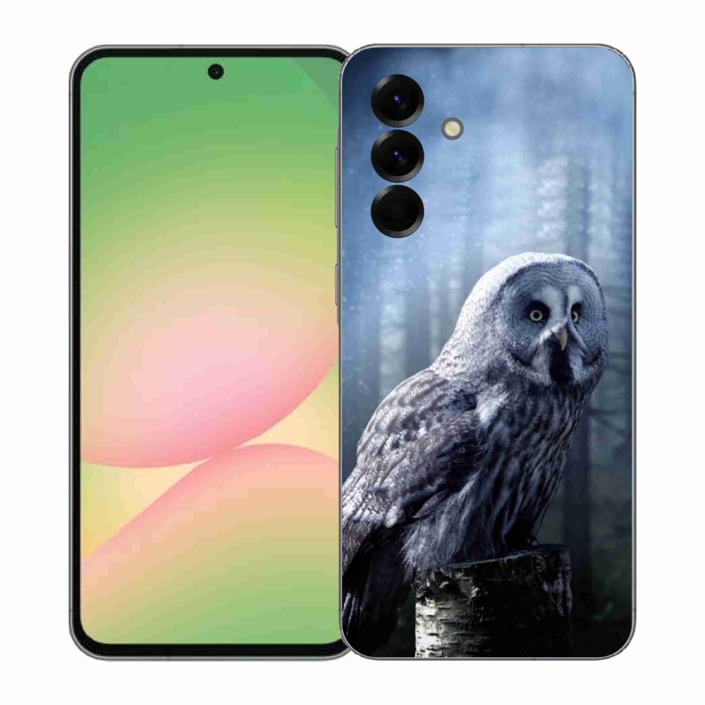 Gélový kryt mmCase na Samsung Galaxy A57 5G - sova