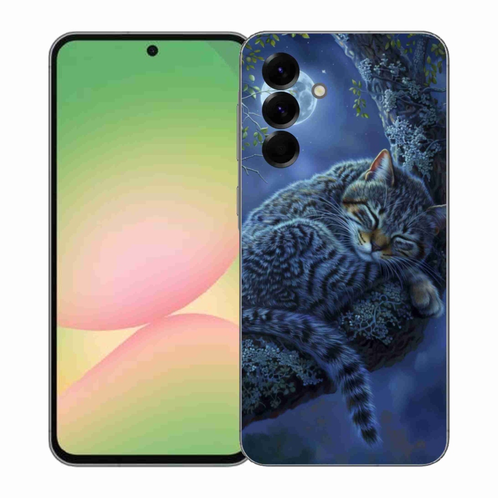 Gélový kryt mmCase na Samsung Galaxy A57 5G - spiaca mačka