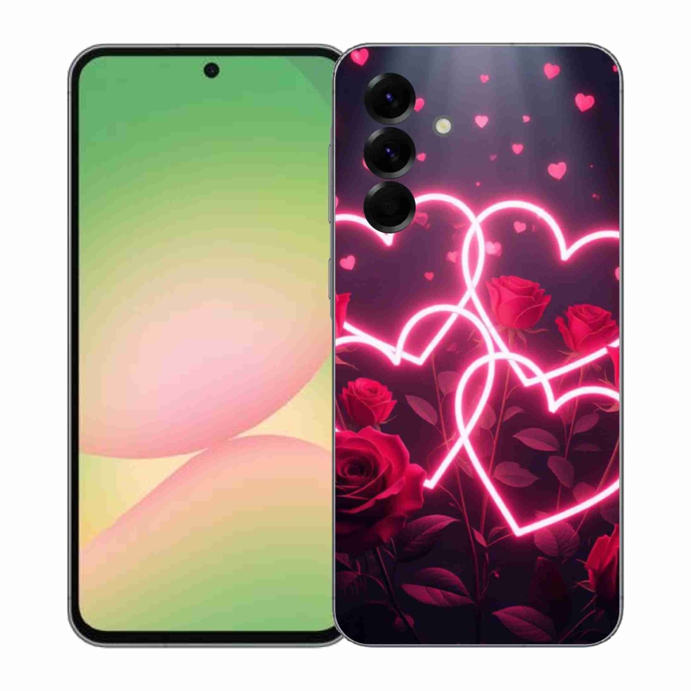 Gélový kryt mmCase na Samsung Galaxy A57 5G - srdce lásky