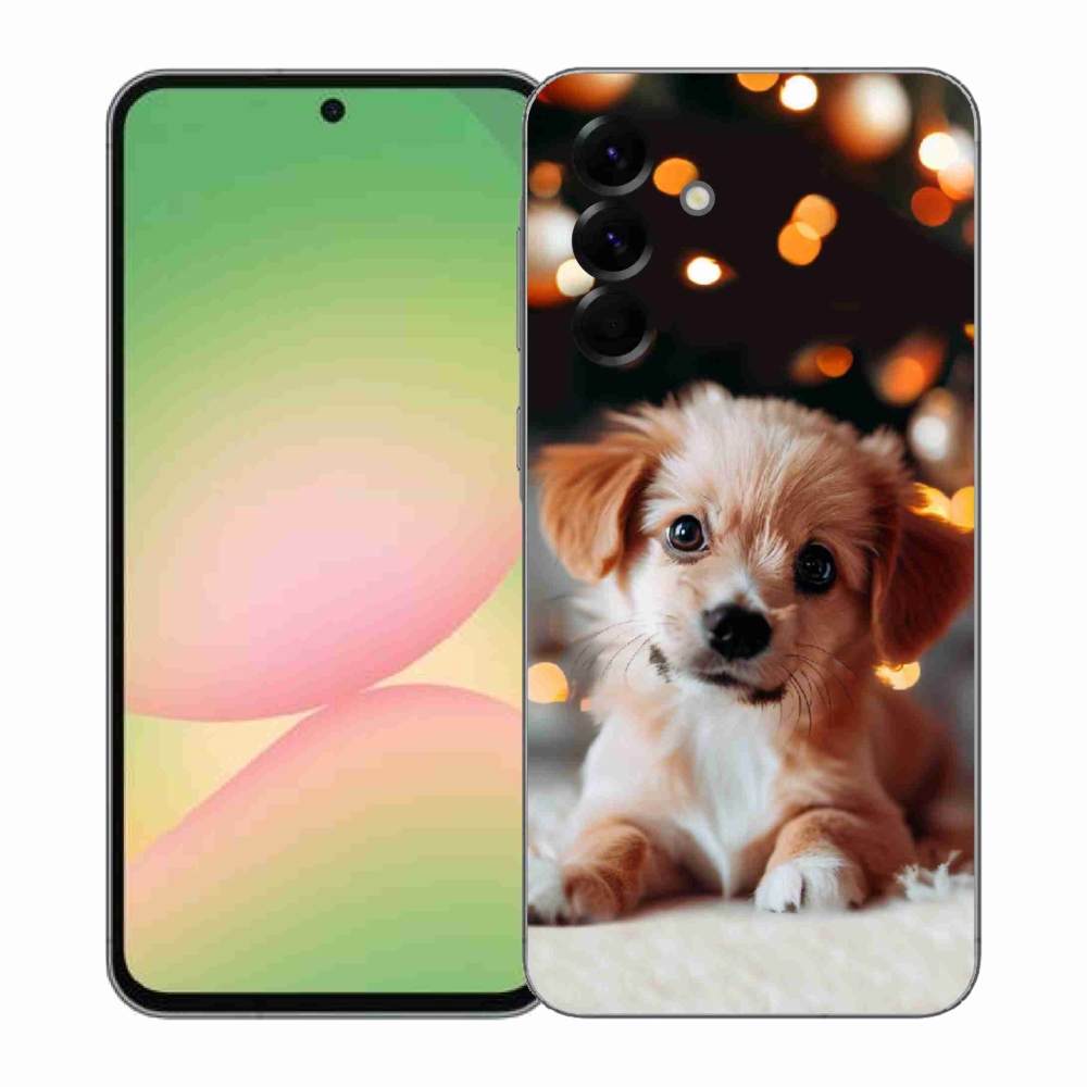 Gélový kryt mmCase na Samsung Galaxy A57 5G - šteniatko