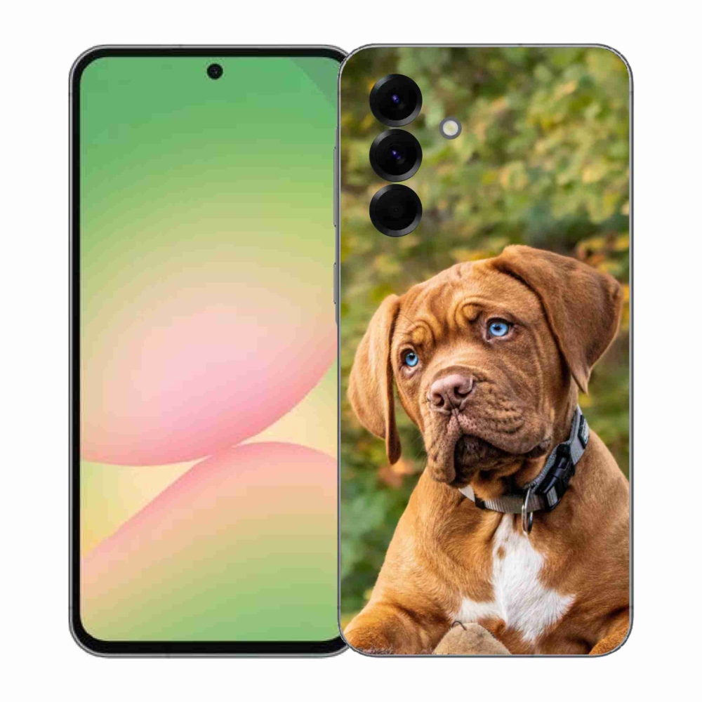 Gélový kryt mmCase na Samsung Galaxy A57 5G - šteňa