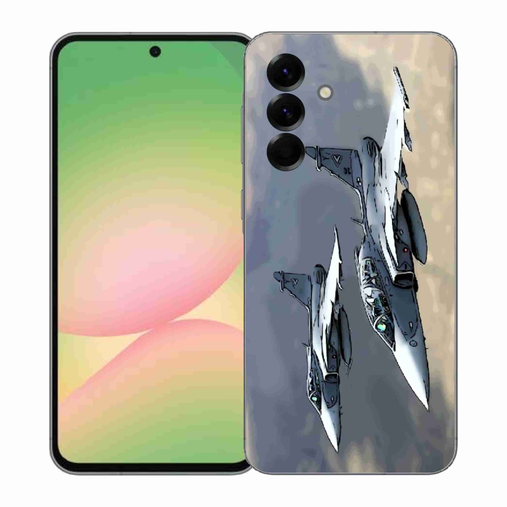 Gélový kryt mmCase na Samsung Galaxy A57 5G - stíhačky