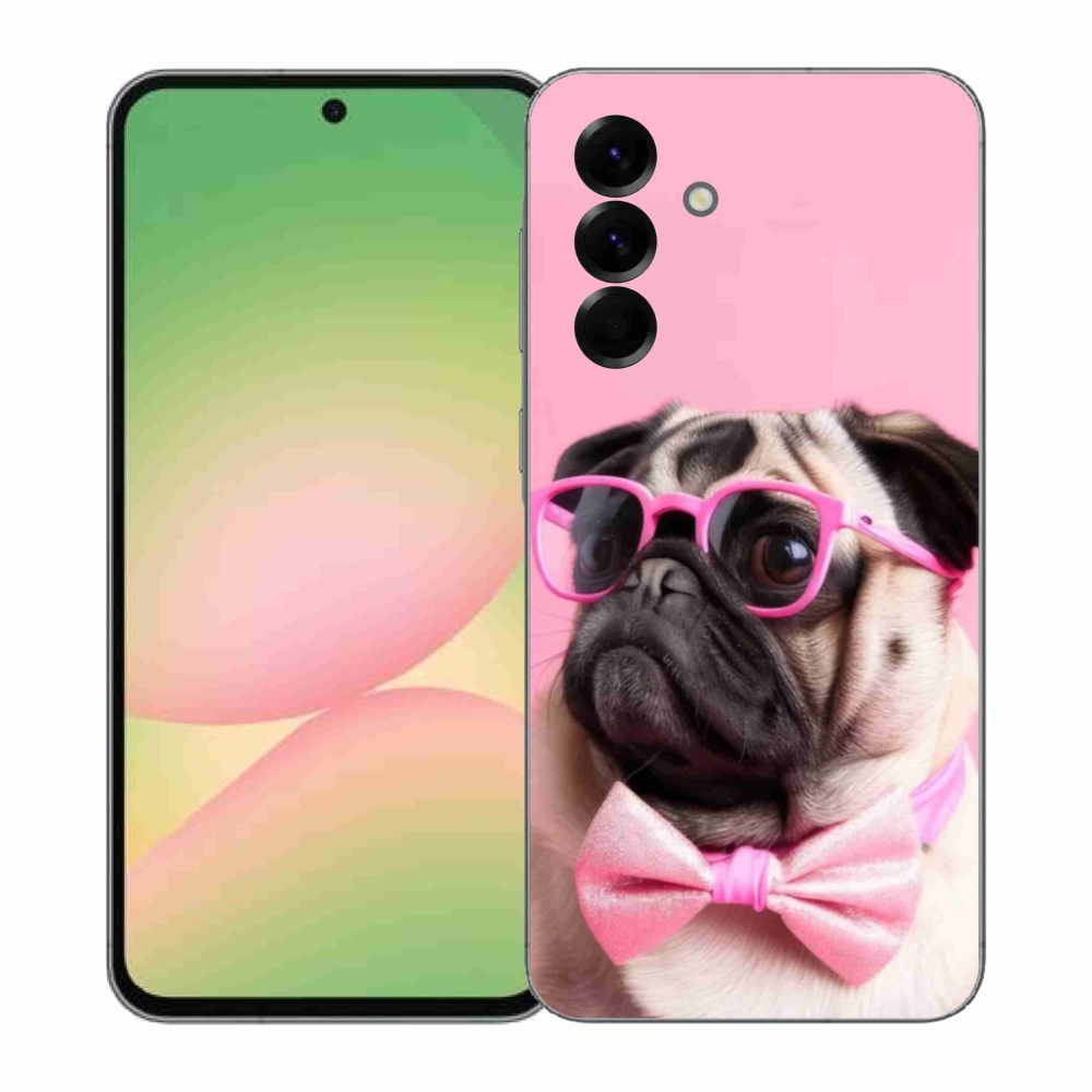 Gélový kryt mmCase na Samsung Galaxy A57 5G - štýlový mops