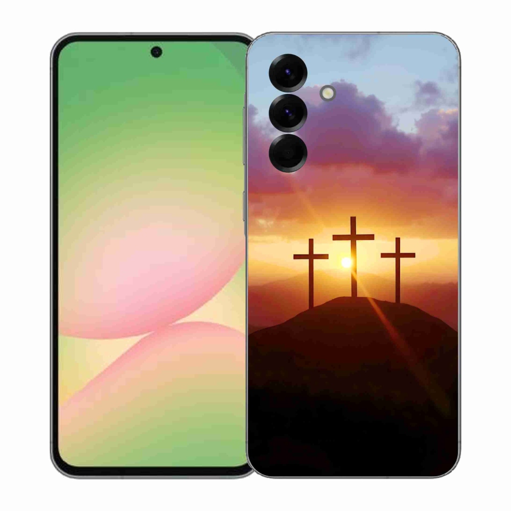 Gélový kryt mmCase na Samsung Galaxy A57 5G - tri kríža