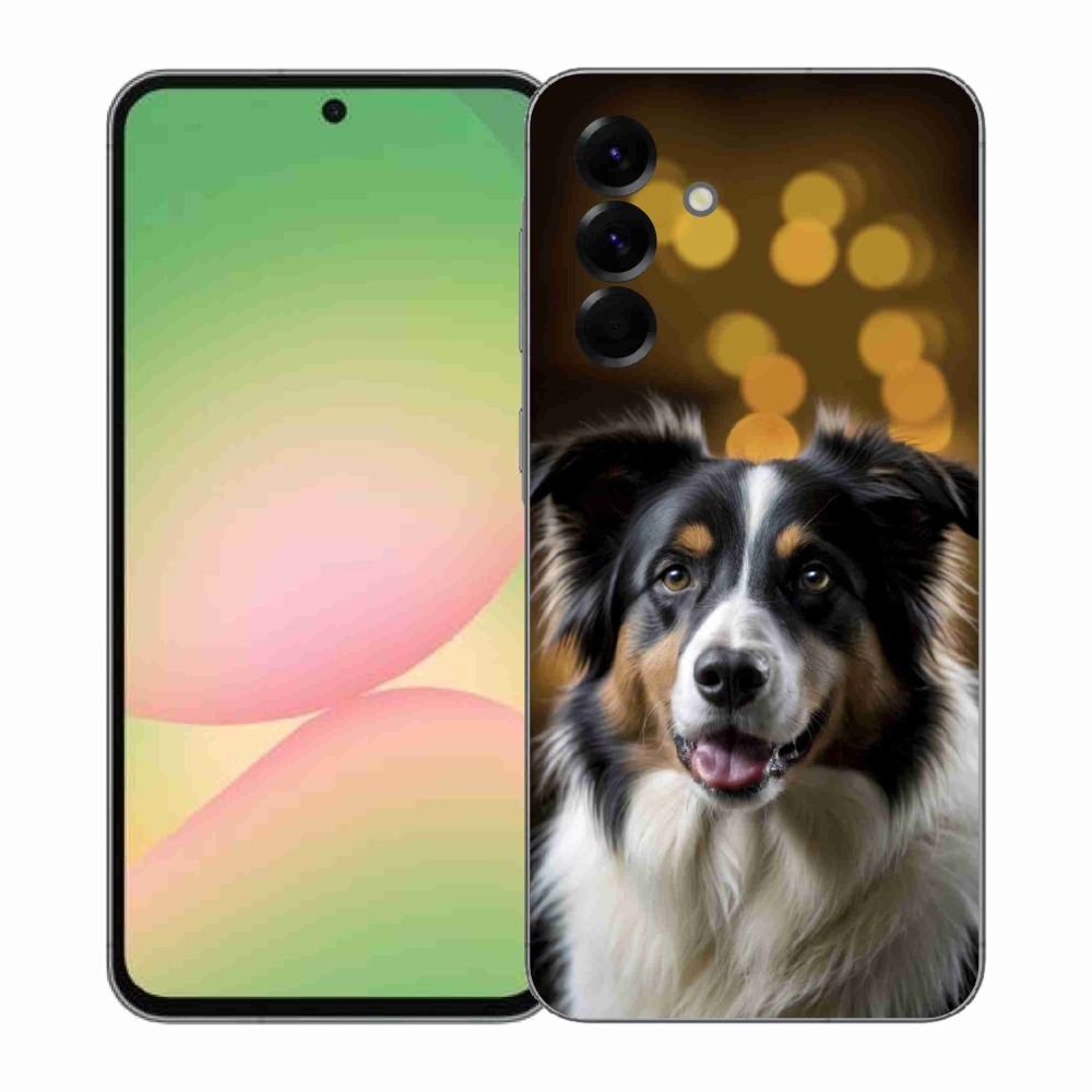 Gélový kryt mmCase na Samsung Galaxy A57 5G - usmievavý austrálsky ovčiak