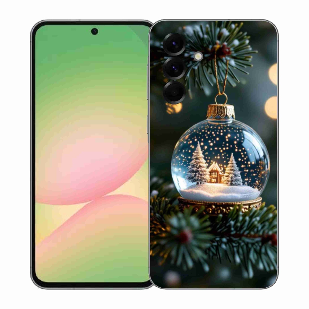 Gélový kryt mmCase na Samsung Galaxy A57 5G - vianočné gule 2