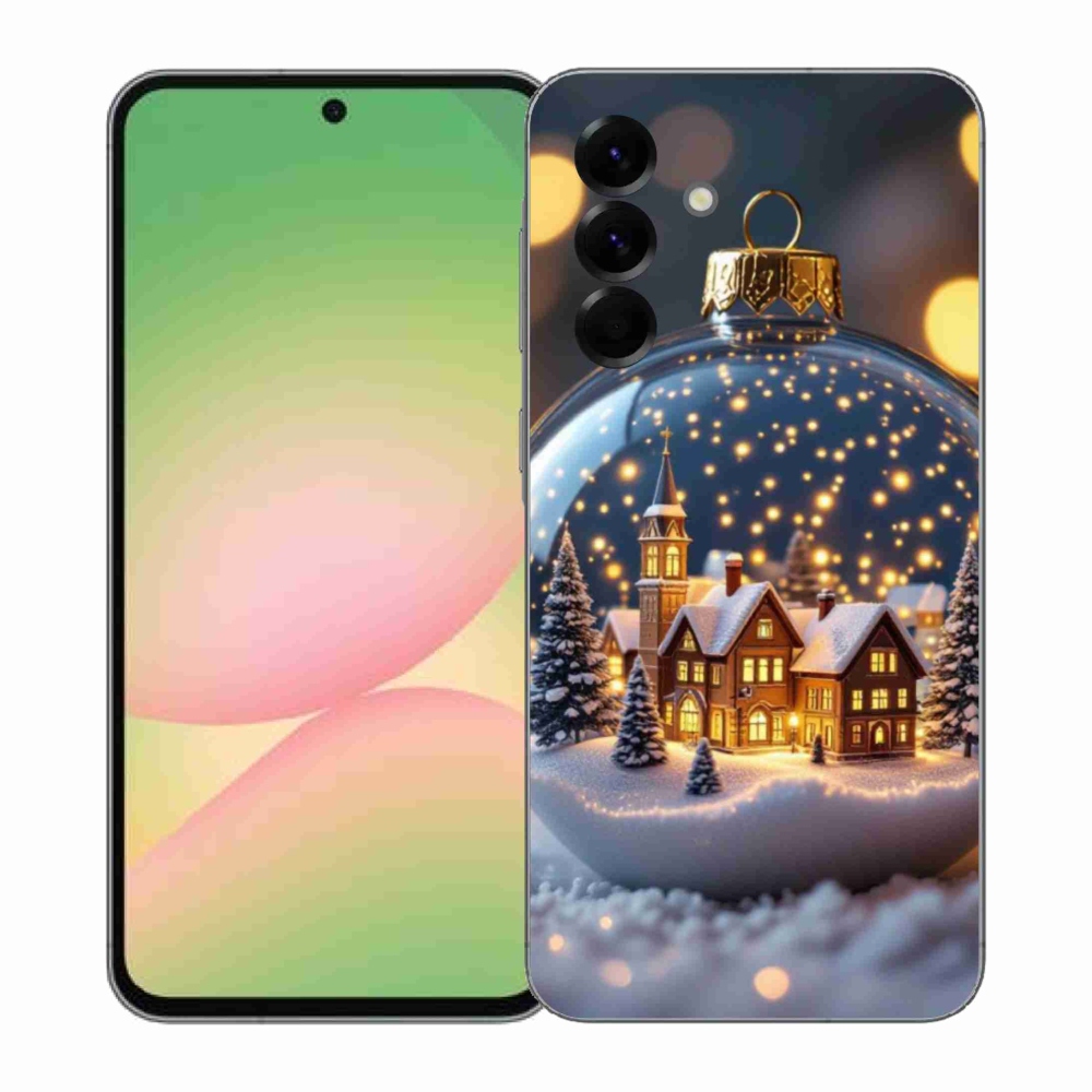 Gélový kryt mmCase na Samsung Galaxy A57 5G - vianočné gule 4