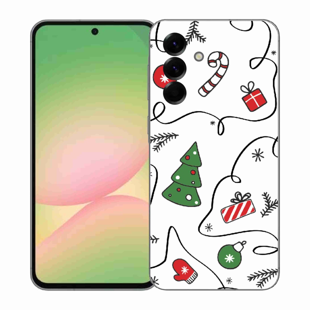 Gélový kryt mmCase na Samsung Galaxy A57 5G - vianočné motívy