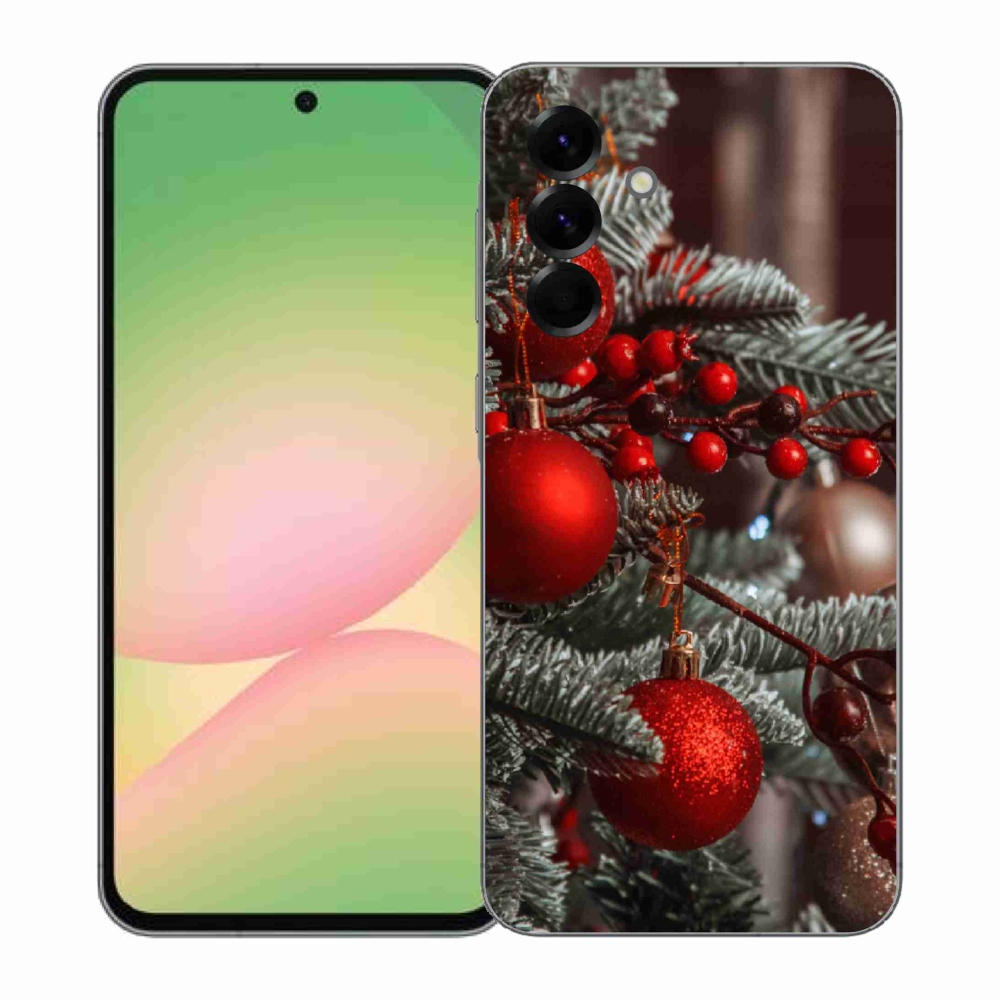 Gélový kryt mmCase na Samsung Galaxy A57 5G - vianočné ozdoby 2