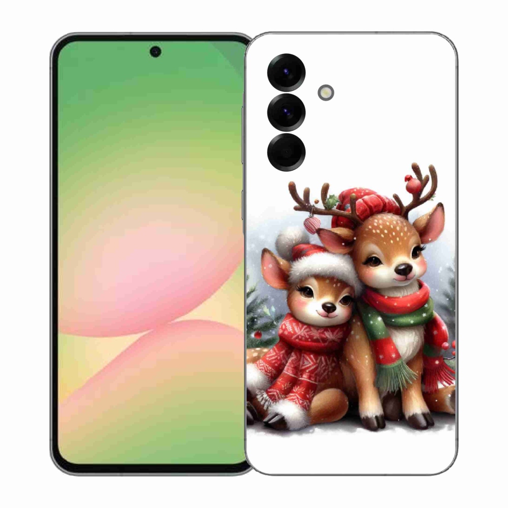 Gélový kryt mmCase na Samsung Galaxy A57 5G - vianočné soby