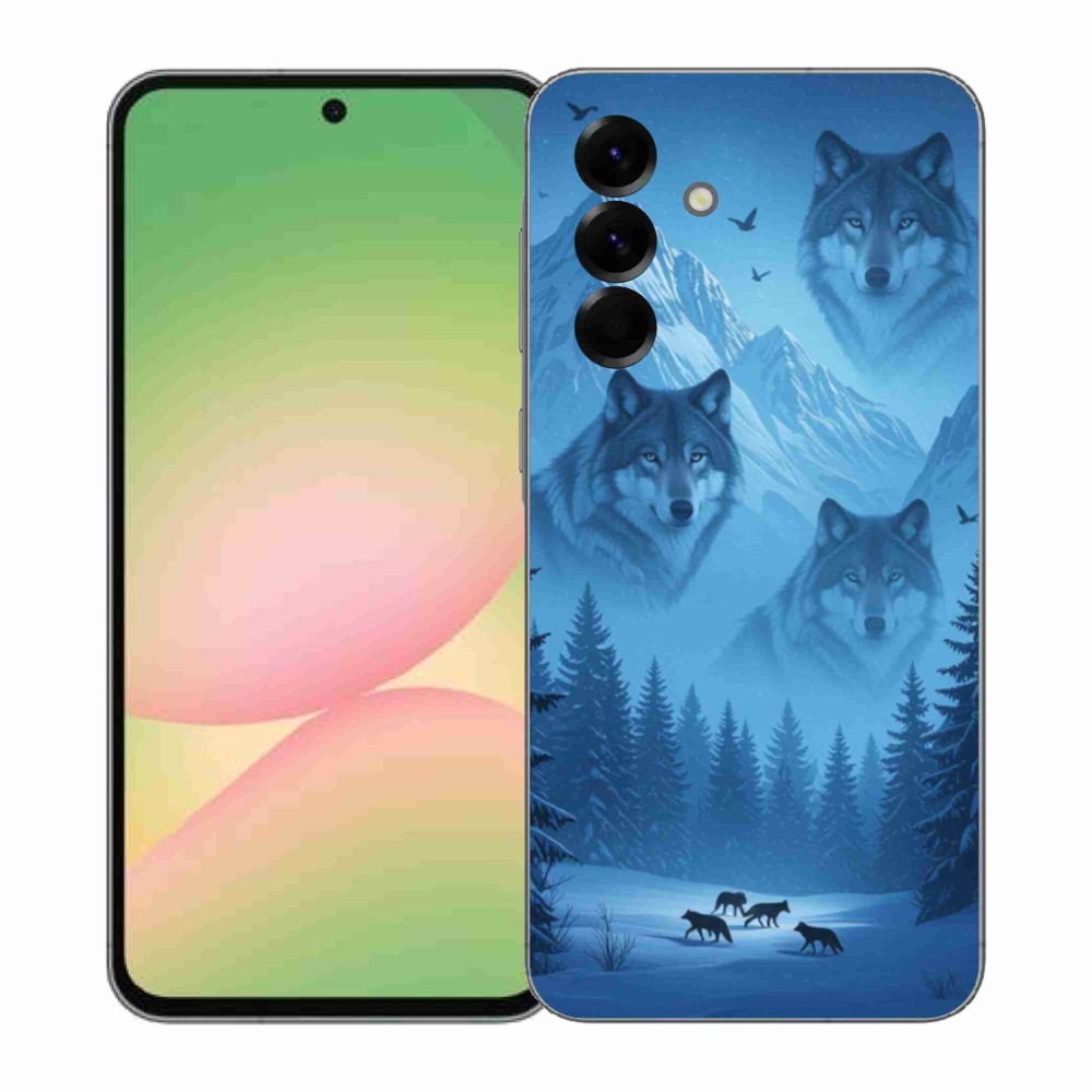 Gélový kryt mmCase na Samsung Galaxy A57 5G - vlčia svorka