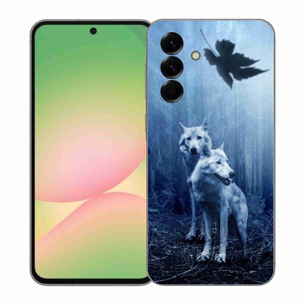 Gélový kryt mmCase na Samsung Galaxy A57 5G - vlci v lese