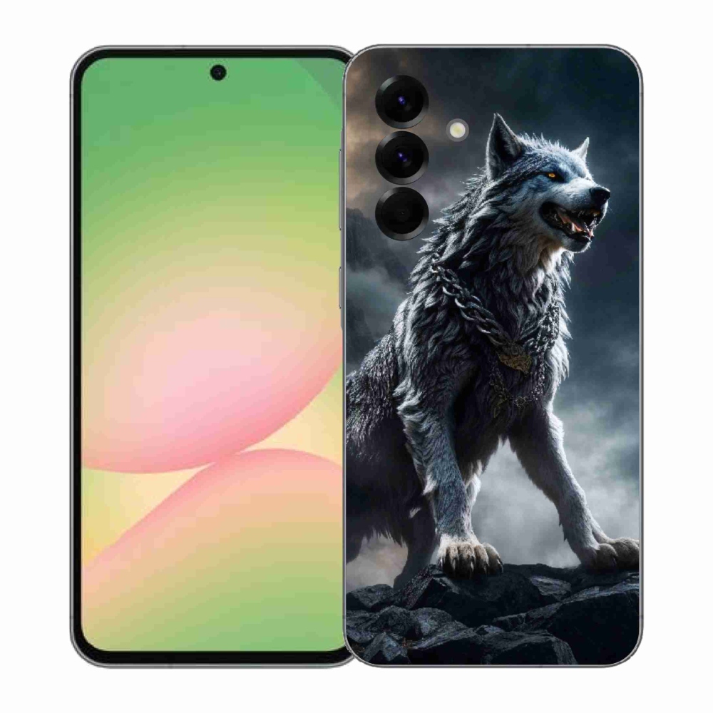 Gélový kryt mmCase na Samsung Galaxy A57 5G - vlk 1