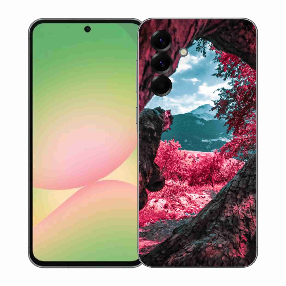 Gélový kryt mmCase na Samsung Galaxy A57 5G - výhľad na hory