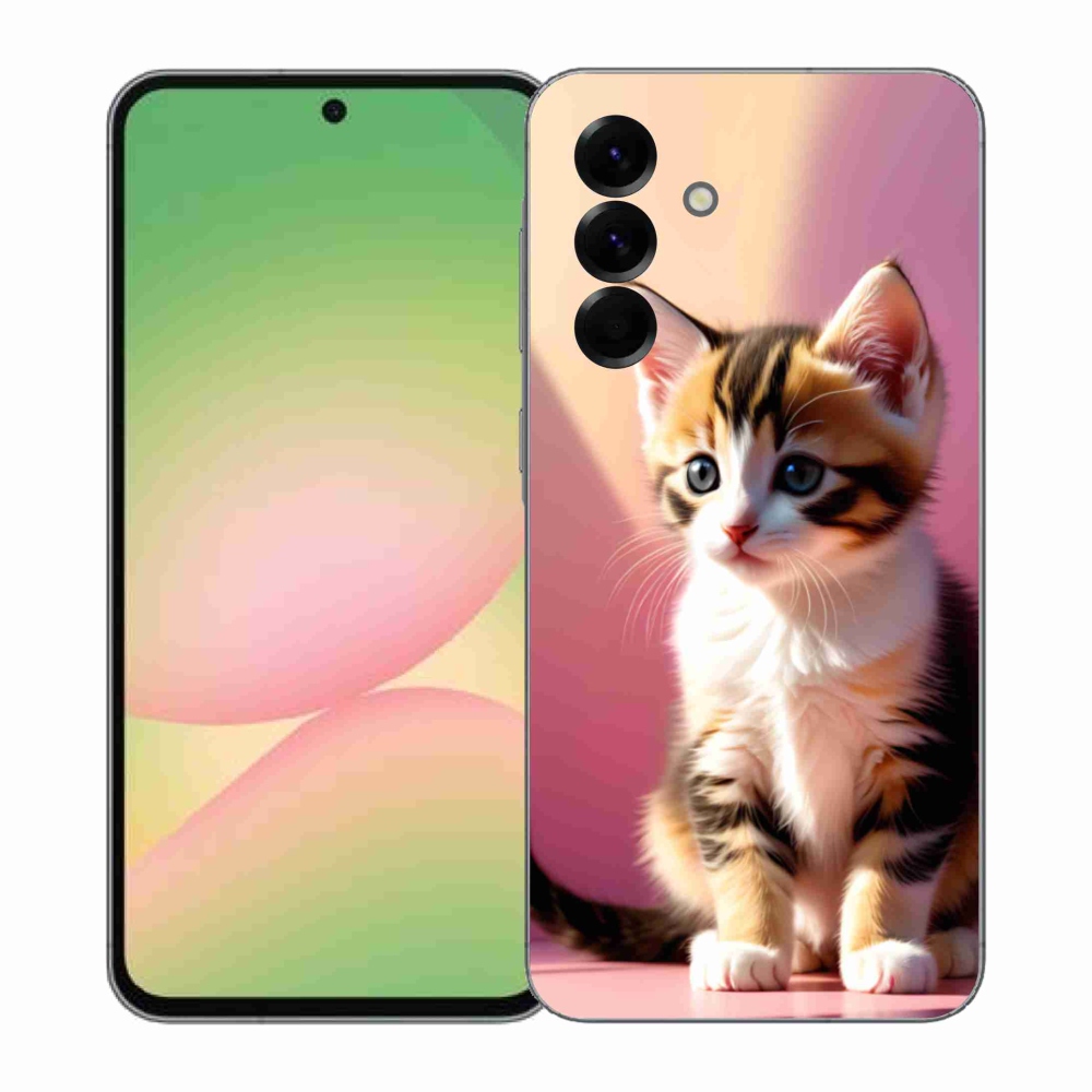 Gélový kryt mmCase na Samsung Galaxy A57 5G - zvedavé mačiatko 2