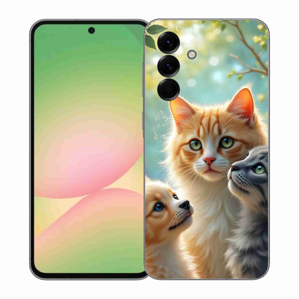 Gélový kryt mmCase na Samsung Galaxy A57 5G - zvieracie priateľstvo 2