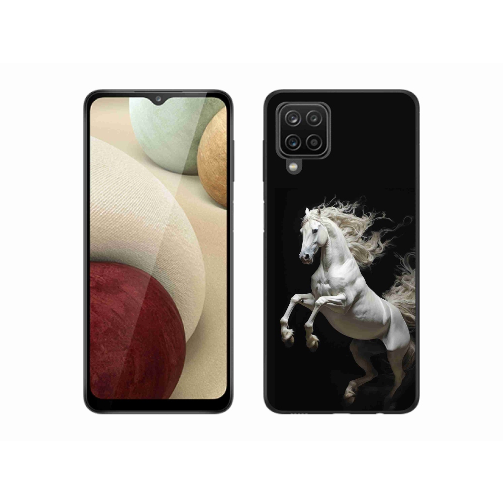 Gélový kryt mmCase na Samsung Galaxy M12 - biely kôň 4