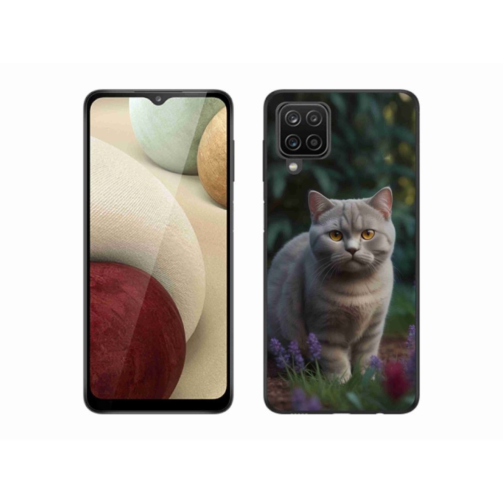 Gélový kryt mmCase na Samsung Galaxy M12 - britská mačka