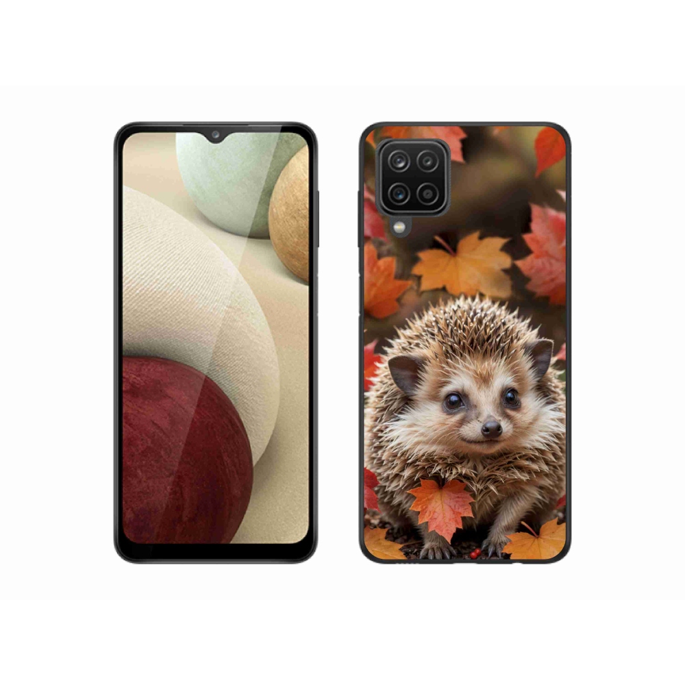 Gélový kryt mmCase na Samsung Galaxy M12 - ježko v lístia