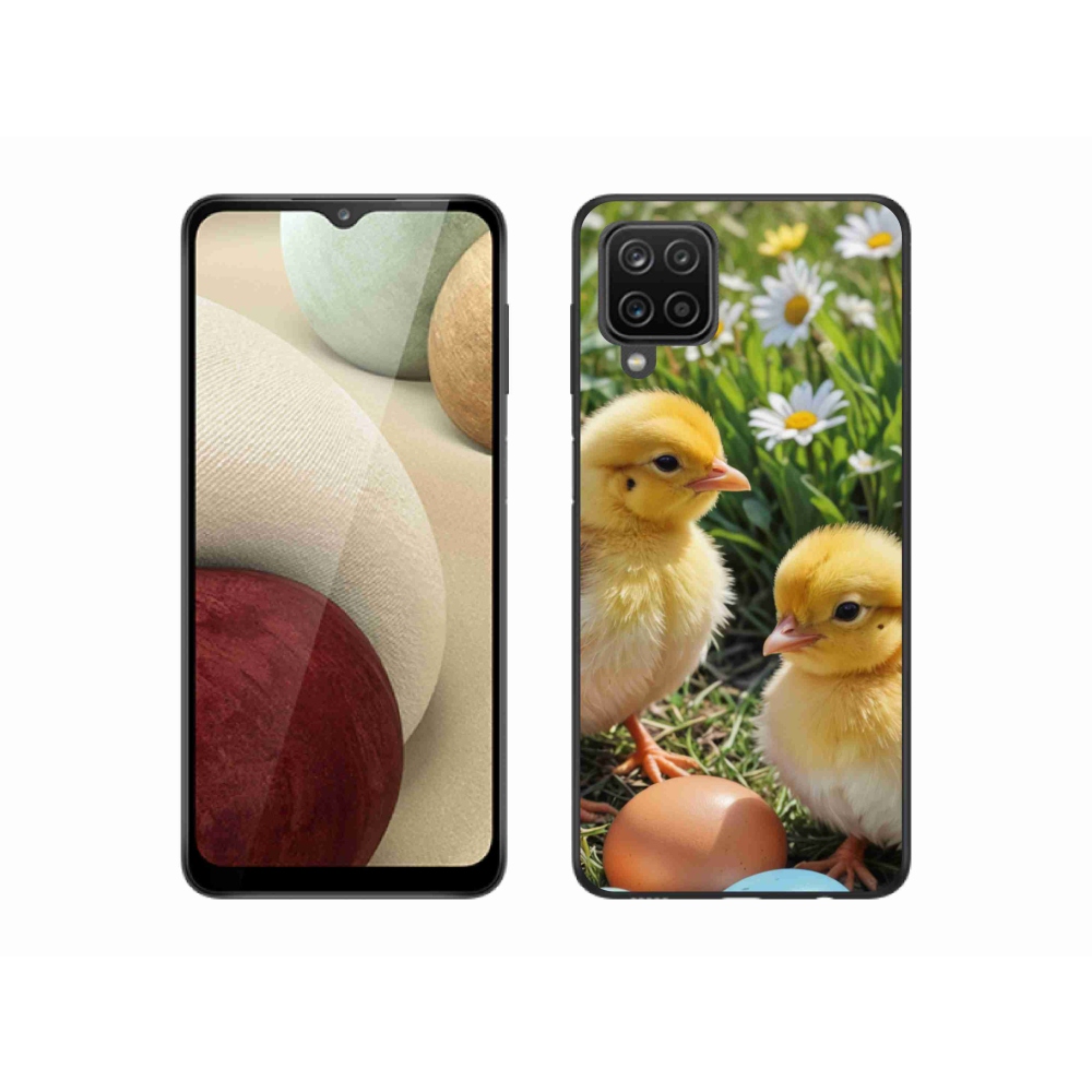 Gélový kryt mmCase na Samsung Galaxy M12 - kuriatka