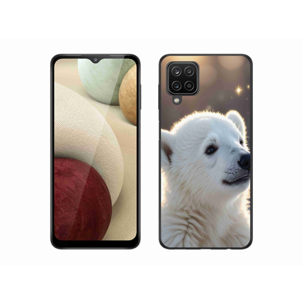 Gélový kryt mmCase na Samsung Galaxy M12 - ľadový medveď