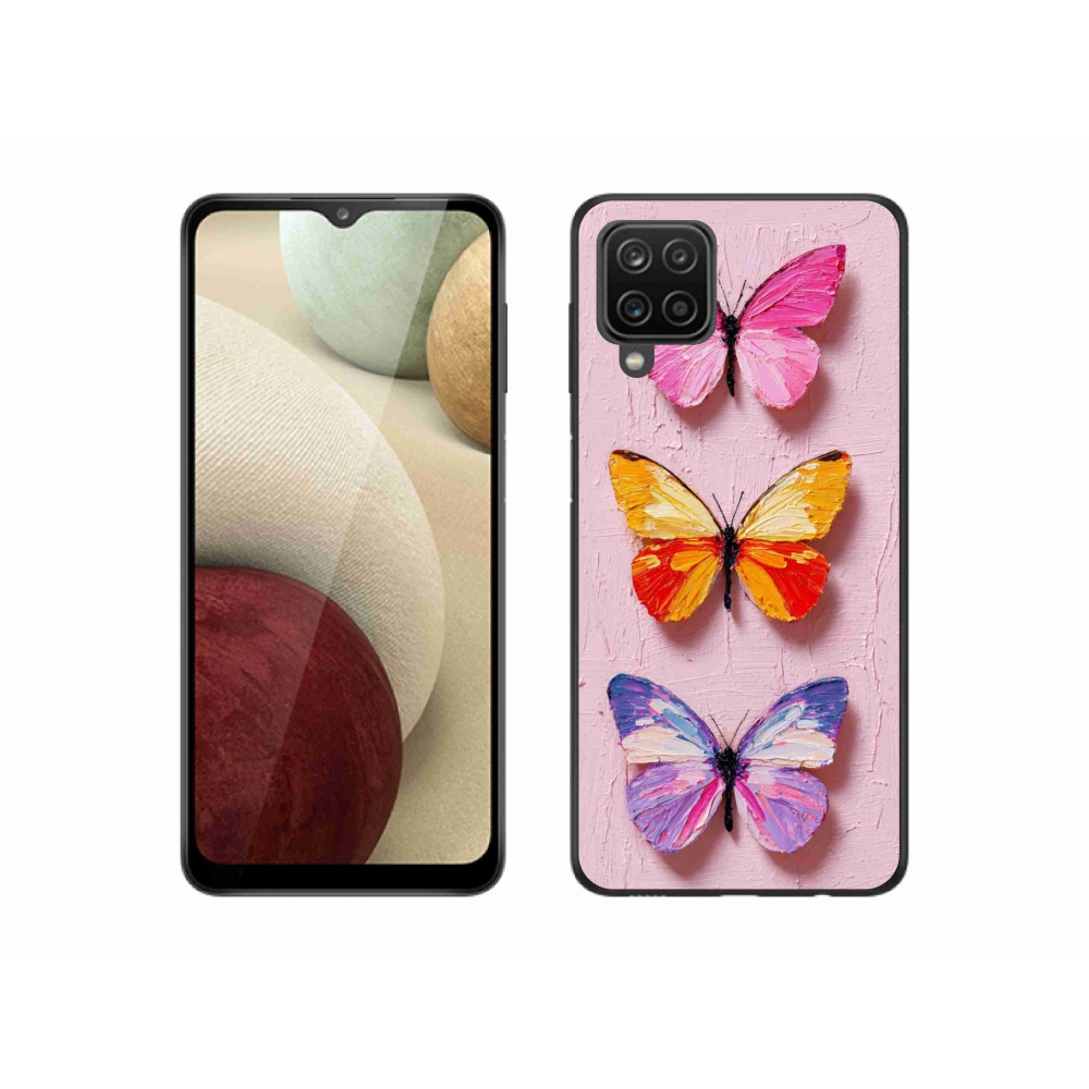 Gélový kryt mmCase na Samsung Galaxy M12 - motýlia trojica
