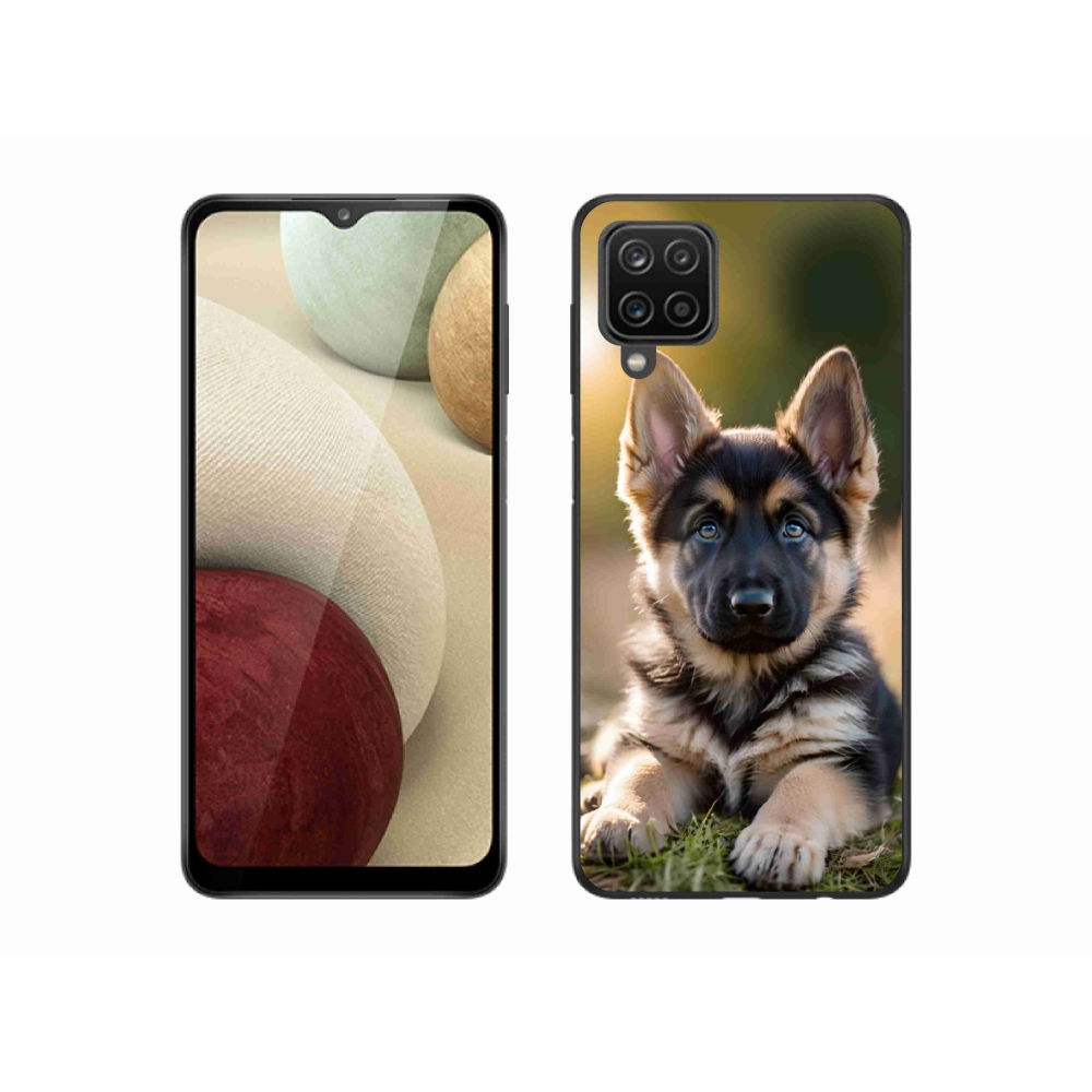 Gélový kryt mmCase na Samsung Galaxy M12 - nemecký ovčiak v prírode