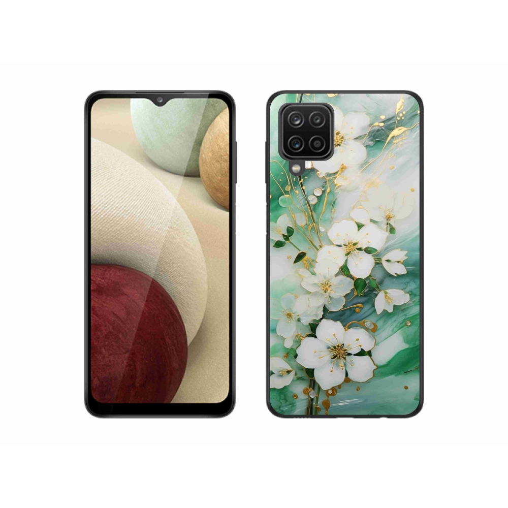 Gélový kryt mmCase na Samsung Galaxy M12 - nežné kvety