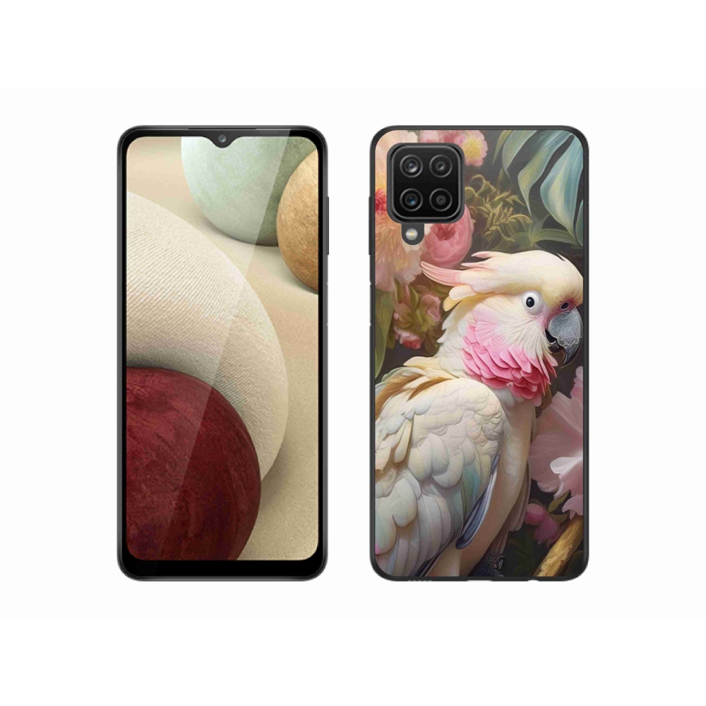 Gélový kryt mmCase na Samsung Galaxy M12 - papagáj kakadu ružový 2