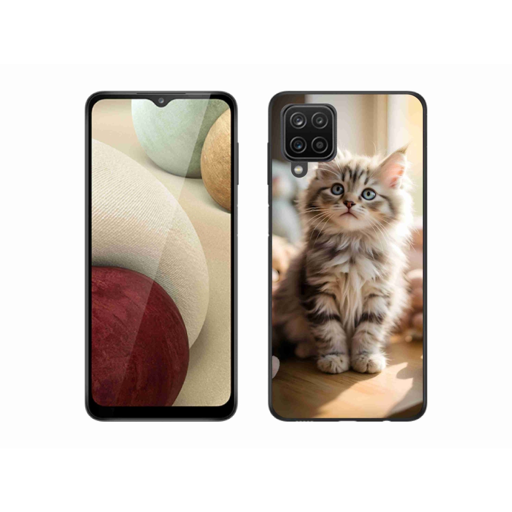 Gélový kryt mmCase na Samsung Galaxy M12 - roztomilé mačiatko 10