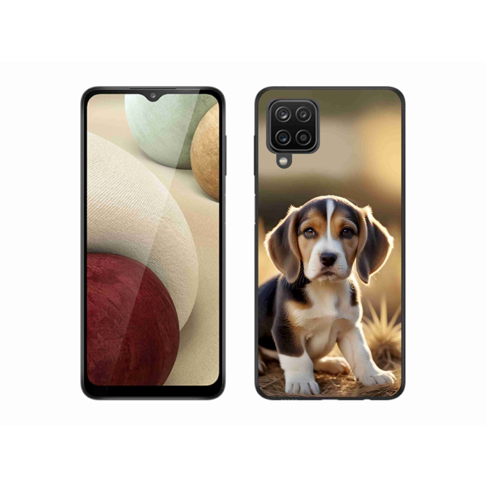 Gélový kryt mmCase na Samsung Galaxy M12 - roztomilý bígl