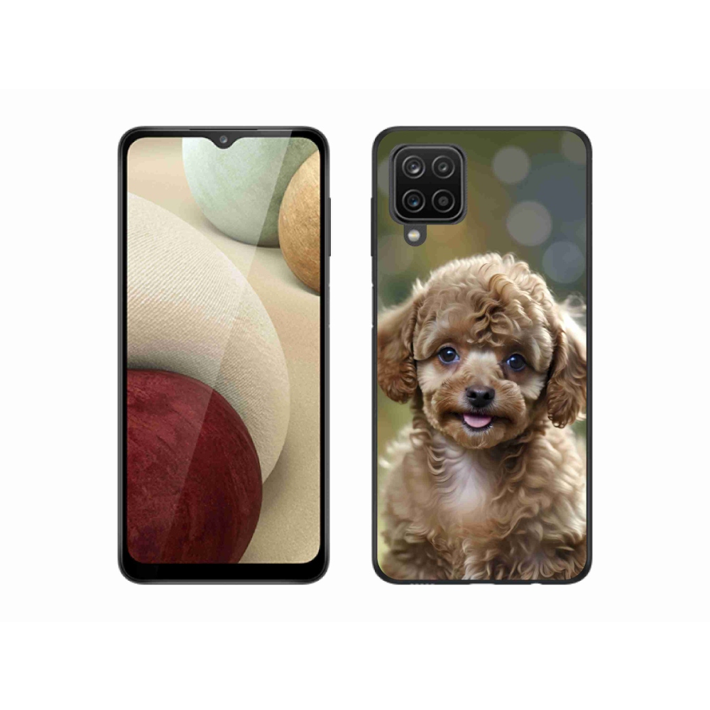 Gélový kryt mmCase na Samsung Galaxy M12 - roztomilý pudel