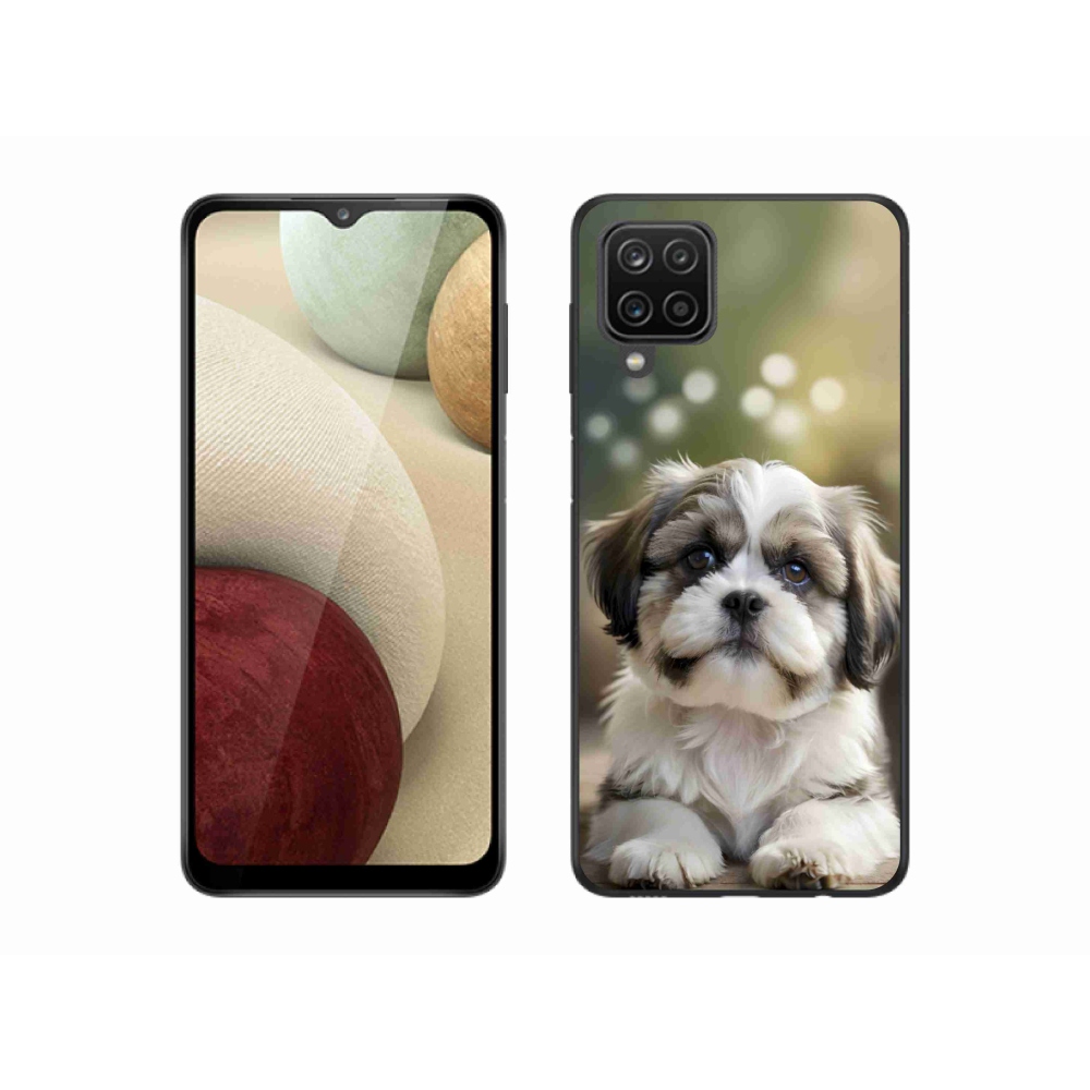 Gélový kryt mmCase na Samsung Galaxy M12 - roztomilý shih-tzu