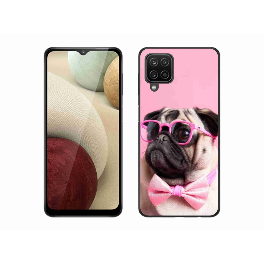 Gélový kryt mmCase na Samsung Galaxy M12 - štýlový mops