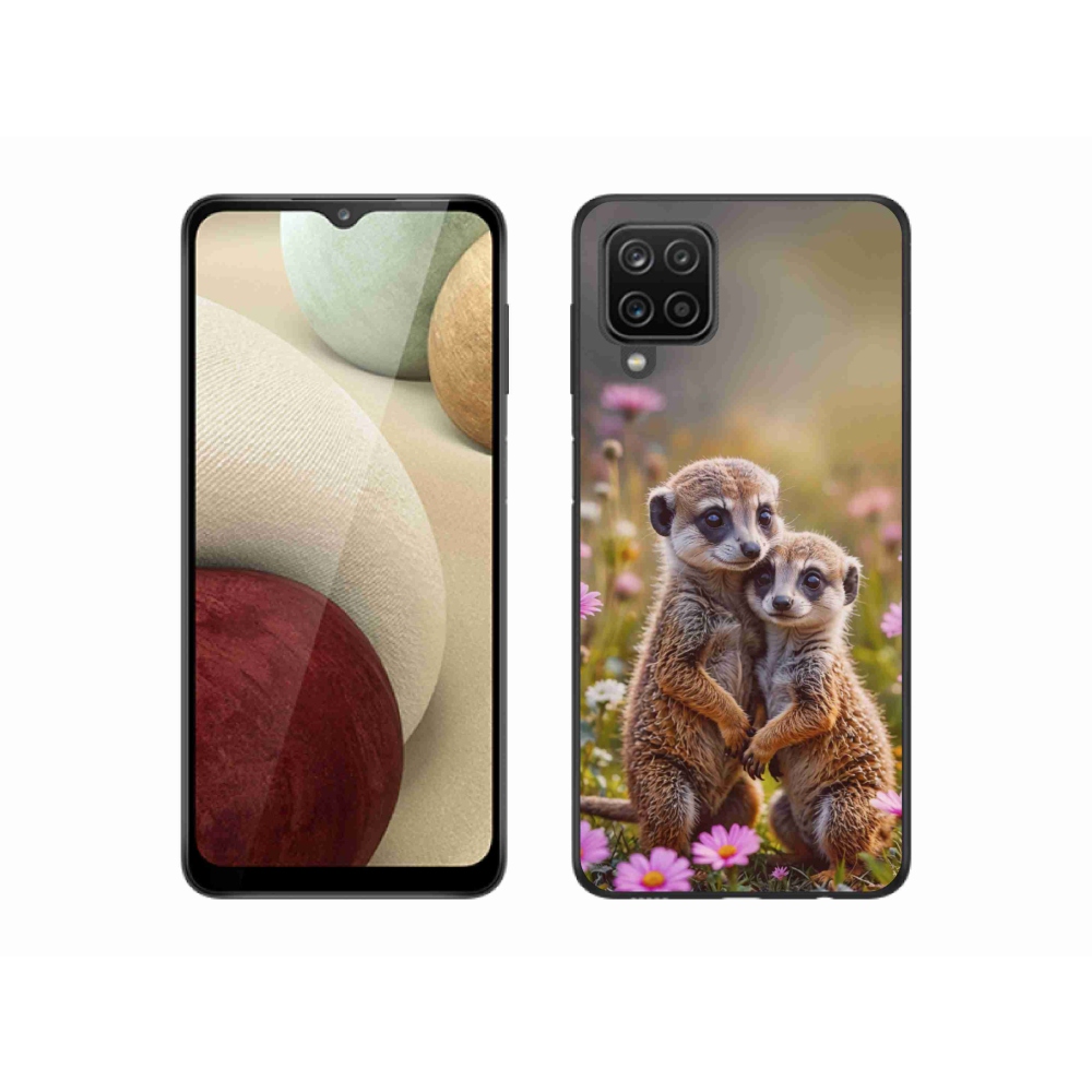 Gélový kryt mmCase na Samsung Galaxy M12 - surikatí duo