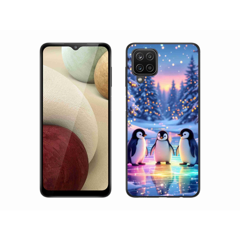 Gélový kryt mmCase na Samsung Galaxy M12 - tučniaky