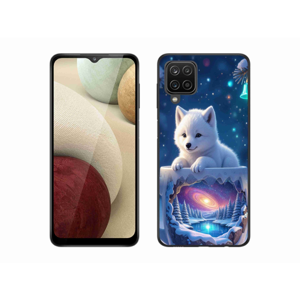 Gélový kryt mmCase na Samsung Galaxy M12 - vianočné šteňa