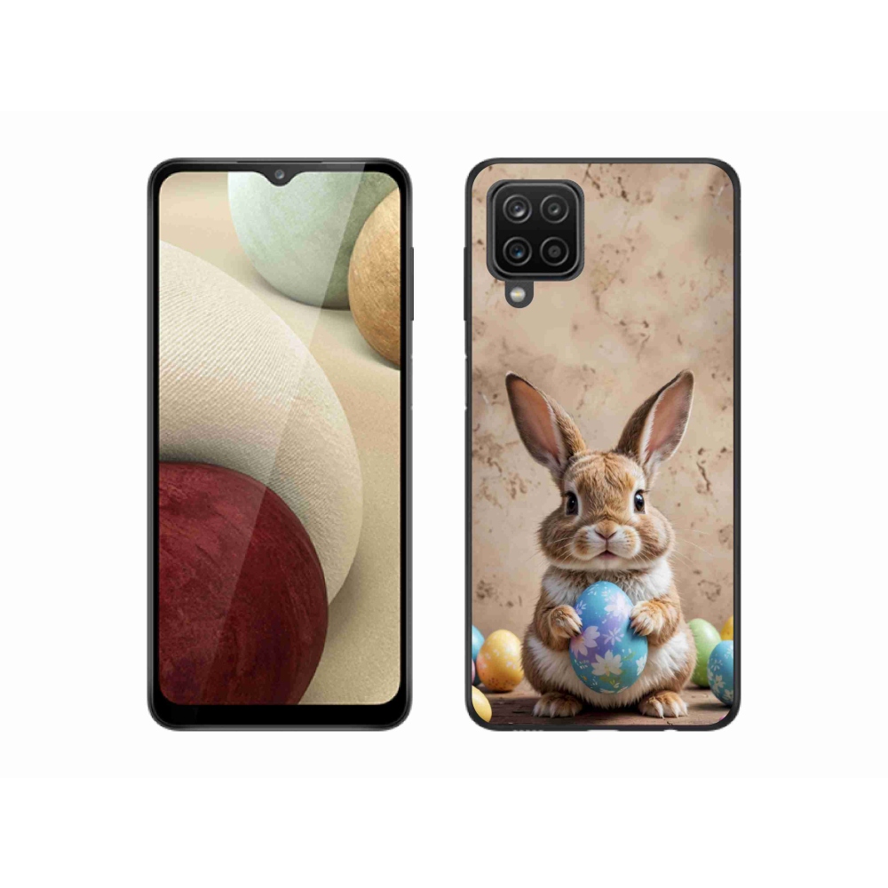 Gélový kryt mmCase na Samsung Galaxy M12 - veľkonočný zajačik