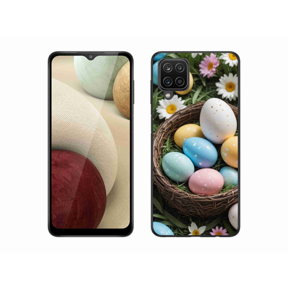 Gélový kryt mmCase na Samsung Galaxy M12 - veľkonočné vajíčka 2