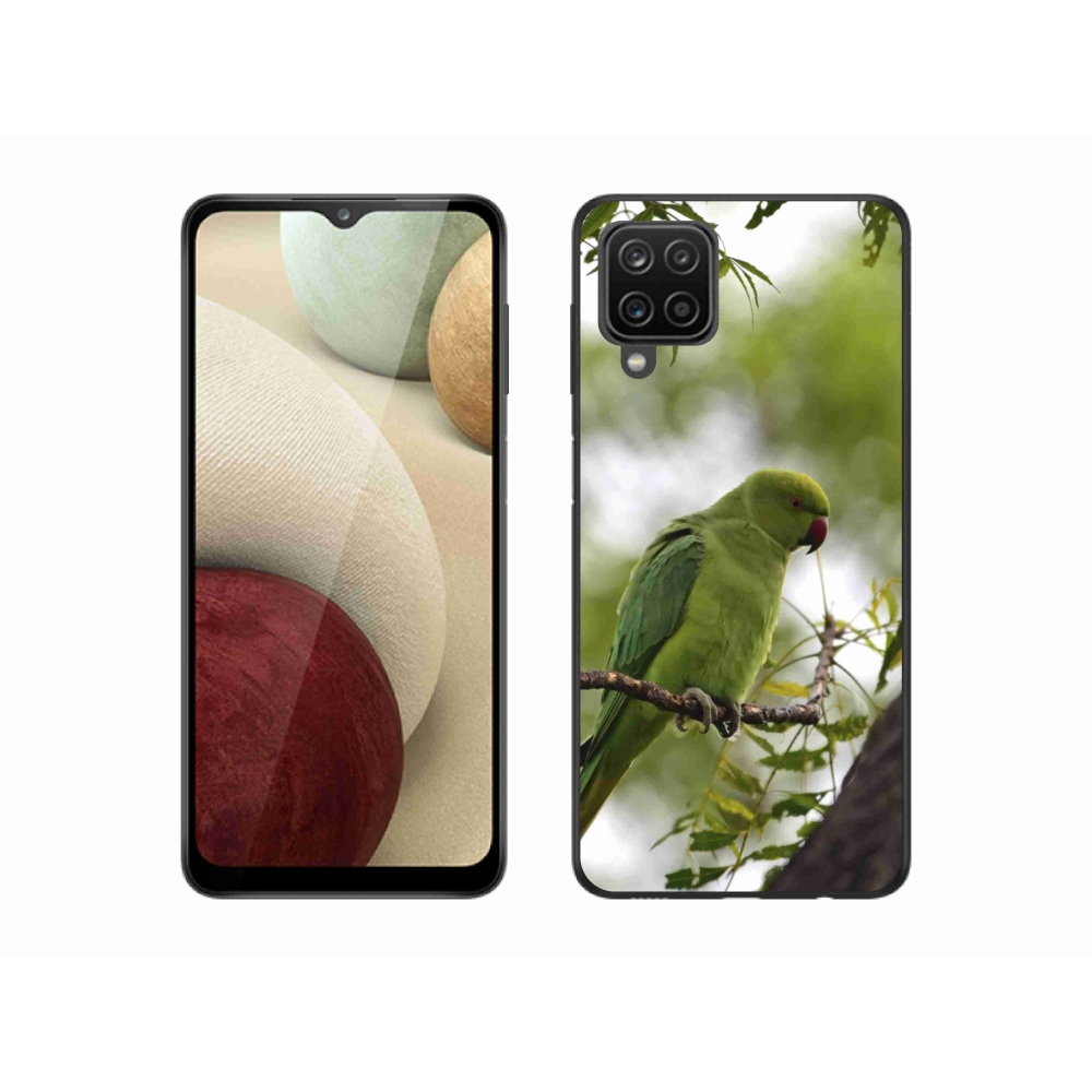 Gélový kryt mmCase na Samsung Galaxy M12 - zelený papagáj