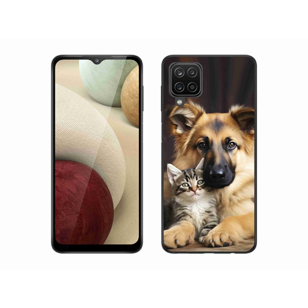 Gélový kryt mmCase na Samsung Galaxy M12 - zvieracie priateľstvo
