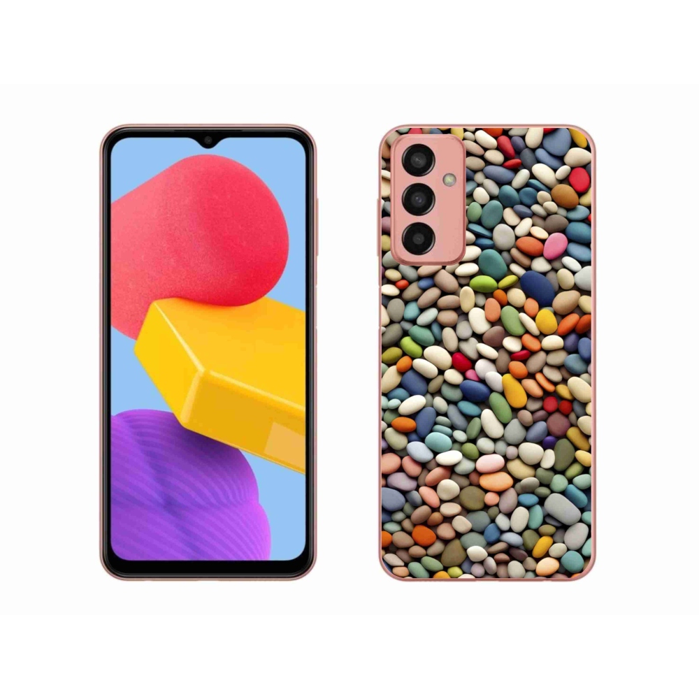Gélový kryt mmCase na Samsung Galaxy M13 - farebné kamienky 2