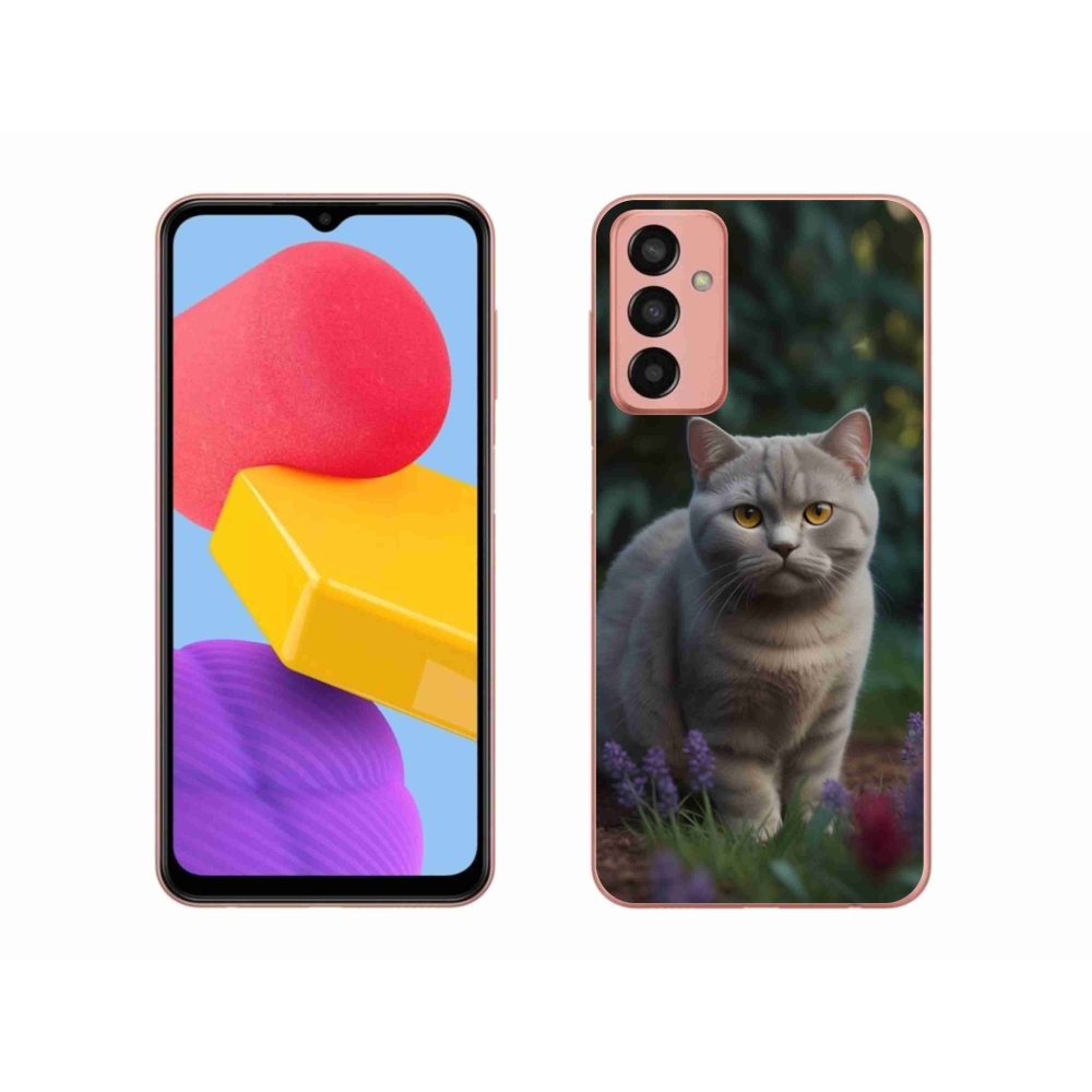 Gélový kryt mmCase na Samsung Galaxy M13 - britská mačka