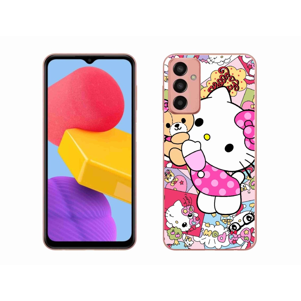 Gélový kryt mmCase na Samsung Galaxy M13 - cute kitty